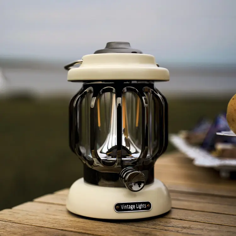 5000mAH garden lamp 200LM LED Rechargeable Tent Lantern Waterproof Retro Mountaineering camping light