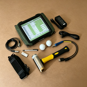 Probador de Integridad de Pilotes de Hormigón de Baja Deformación con Equipo NDT Inalámbrico ASTM D5882, Alta Precisión 0.5%, Protección IP65 - Product Image 6