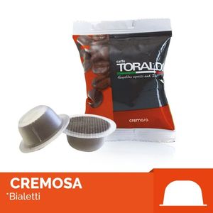 Capsule di Caffè Compatibili BIALETTI 100 Toraldo CREMOSA, Capsule Monouso in Alluminio, Metallo, Plastica e Ceramica a 0,14€/Capsule - Product Image 1