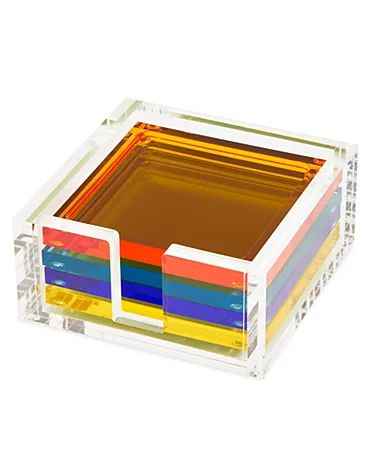 Clear Acrylic Stackable CD Holder Rack - Eco-Friendly Display