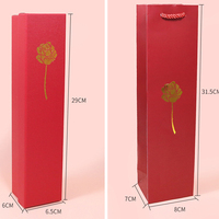 Boîte à bijoux en plastique transparent à rose unique, boîte de rangement multicouche pour collier, bague, cadeau, souvenir de mariage, boîte décorative