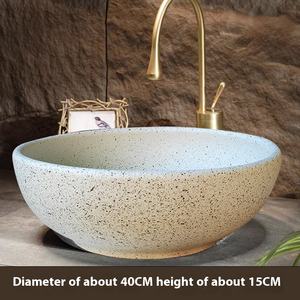 <span class=keywords><strong>Bassin</strong></span> en céramique rétro haut de gamme fait à la main de style design moderne pour salle de bain domestique et balcon pour les toilettes - Product Image 6