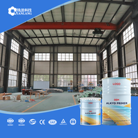 Peinture à base de résine alkyde gris moyen anti-rouille pour structures en acier Qianlang, prix usine compétitif