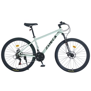 Bicicleta de Montaña ZUKKA con Cuadro de Aleación de 27.5 Pulgadas, 21 Velocidades y <span class=keywords><strong>Frenos</strong></span> de Disco para Adultos, Multicolor - Product Image 1