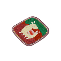 Fabricant de patchs animaux personnalisés, appliques brodées d'art populaire pour vestes, sacs, chapeaux, vêtements, vente en gros