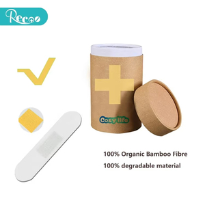 Vendajes de bambú, apósito para heridas sin látex, almohadillas adhesivas de grado médico, cuidado de primeros auxilios, quemaduras, cortes, raspaduras, heridas, laceraciones - Product Image 5