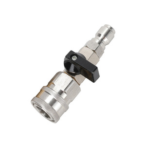 Valve femelle en acier inoxydable Stim 3/8 pour nettoyeur haute pression, pièce de rechange pour machine de lavage de voiture - Product Image 5