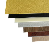 Panneau mural de revêtement UV de feuille de marbre de PVC de 1220x2440mm 3mm du fabricant chinois caractéristique imperméable pour l'application d'hôtel
