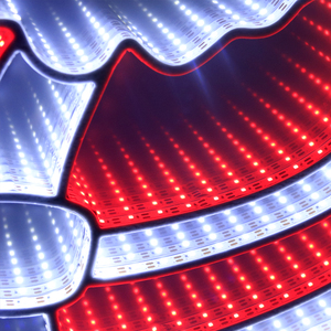 Hiện đại phản ánh Led Tường Ngoài Trời Quà Tặng nghệ thuật Santa Claus Infinity gương cho những người yêu thích nghệ thuật độc đáo tường trang trí nội thất - Product Image 3