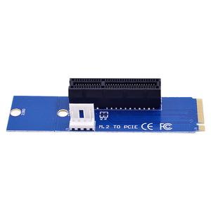 Kinggard Hot Sell NGFF M2 M.2 ke PCI-E 4x 1x Slot Riser Card Adapter Male to Female Multiplier - Product Image 5