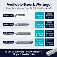 En Stock, Luminaria LED Triproof para Techo, Impermeable IP65, 40W, 4 pies, 1200mm, 4000 lúmenes, Cubierta Transparente, Lámpara LED Triproof para Garaje