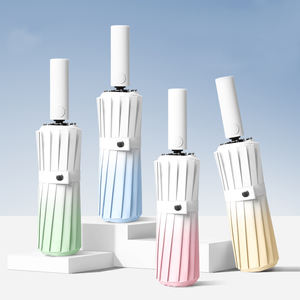 完全自動黒接着剤折りたたみ式16骨色カスタマイズ可能なロゴ変更 - Product Image 1