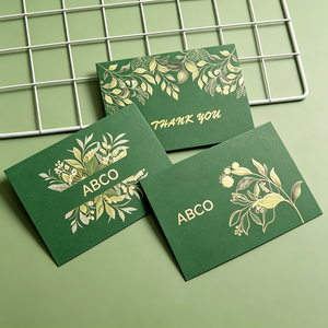 Tarjetas de Visita de Cartulina Impresas en Offset, con Estampado en Caliente y Relieve, Personalizadas, de Lujo y Alta Calidad, al por Mayor - Product Image 2