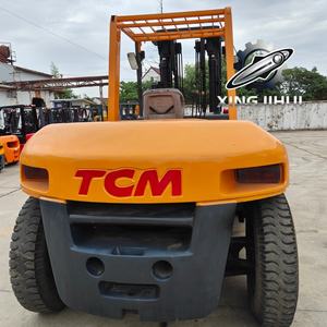 รถยก TCM FD100Z8 10 ตัน รถยกมือสองจากญี่ปุ่น 10 ตัน เครื่องยนต์ Isuzu 6BG1 รถยกใช้แล้ว รถยกใช้น้ำมันเชื้อเพลิง 3000 มม. 10000 กก. - Product Image 3