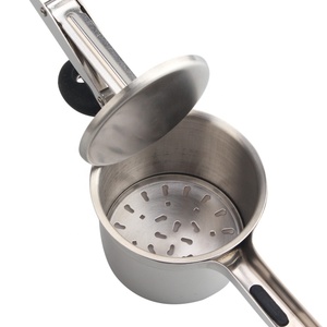 Premium Large 15oz Potato Ricer, <b>Heavy</b> <b>Duty</b> Professional Stainless Steel Potato Masher and Ricer Kitchen <b>Tool</b> With 3 Disc - Product Image 5