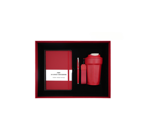 Personalizzato Logo <span class=keywords><strong>uomo</strong></span> d'affari/donna Set regalo rosso nero tazza di caffè penna taccuino per il giorno del papà di natale di ritorno a scuola del nuovo anno - Product Image 5