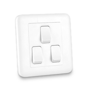 Factory Wholesale British Standard Wall <strong>Switch</strong> Socket Double Pole 10A <strong>3</strong> Gang 2 <strong>Way</strong> Wall <strong>Switch</strong> for Home or Hotel - Product Image 4