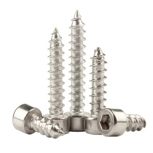 M2 M2.6 M3 M3.5 M4 acciaio al carbonio zincato esagono testa cilindrica autofilettante vite per legno M5 X 16mm - Product Image 6