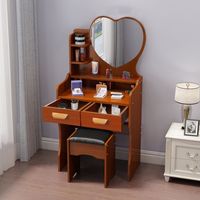 Table de maquillage multifonctionnelle moderne et simple pour chambre à coucher, style princesse, idéale pour la maison et les séances Netflix
