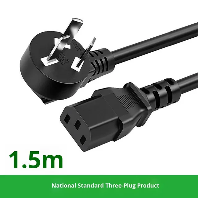 Manufacturer Supply 1.5M Copper Power Cord with Pin End Individually Packaged Computer Power Cable