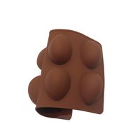 Ovale Eierform mit 8 Kavitäten Silikon form zum Dekorieren von handgemachten Schokoladen kuchen Jelly Soap-Essential Cake Tools