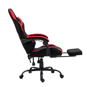 <span class=keywords><strong>Chaise</strong></span> de jeu en tissu pour accoudoir à tringlerie ergonomique en gros avec repose-pieds <span class=keywords><strong>chaise</strong></span> de jeu pivotante professionnelle rouge bon marché pour joueur - Product Image 5