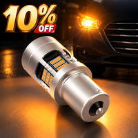 Ampoule LED 1156 2016 Chips 54pcs, Feu Stop Arrière BA15S Anti Scintillement Sans Erreur, Lampe de Voiture