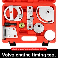 Kit d'outils de calage de distribution 8 pièces pour arbres à cames et vilebrequins, compatible Volvo S80 XC90 Land Rover Freelander, en acier N°45