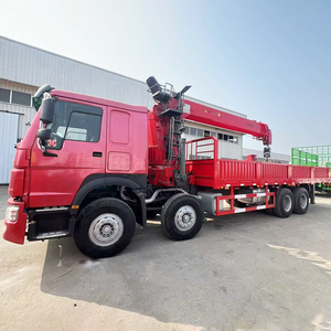 รถเครนฮาวโอ 6x4 พร้อมเครนขนาดเล็กติดตั้งบนรถบรรทุก - Product Image 6