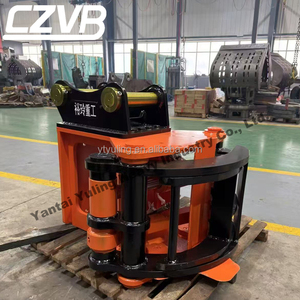 Cizalla para árboles con cabezal de tala para excavadora, con hoja de aleación X45CrMov y estructura de acero NM400, para proyectos de tala pesada y limpieza de terrenos - Product Image 5