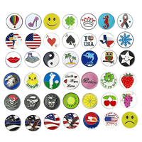 Assortiment de marqueurs de balles de golf uniques et personnalisés en métal pour Longest Drive Eagle Bulk Funny Blank Golf Marker for Men