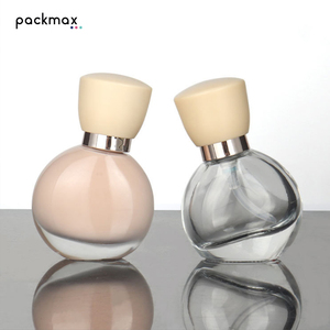 New 30ml Clear Unique-Shaped Glass Spray Bottle for Lotion Serum Essential Oil Cosmetics Liquid <b>Foundation</b> - Product Image 2
