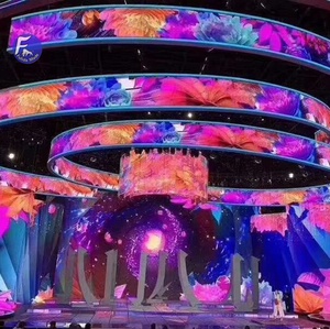 <span class=keywords><strong>LED</strong></span> pantalla de publicidad interior máquina de publicidad <span class=keywords><strong>led</strong></span> flexible pantalla de vídeo de pared de vídeo conferencia pantalla - Product Image 6