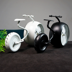 2025 nóng bán kim loại xe đạp Đồng hồ retro Đồng hồ treo tường trang trí mô hình trang trí nhà - Product Image 2