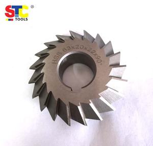 Din842 fresa angolare a doppio angolo con foro per albero in acciaio al cobalto ad alta velocità Din842 - Product Image 6