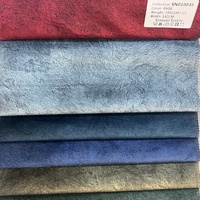 Tissu de canapé en velours hollandais 100 % polyester, tricoté chaîne, couleur unie, personnalisable, pour ameublement et textile de maison, idéal pour les jeunes filles - Grande Vente