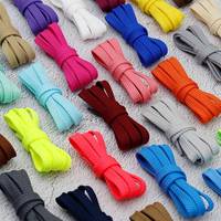 Vente en gros de lacets plats NB Pattern printed lace rope baskets pour bottes Lacets plats simples Lacets de sport