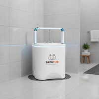 Nouvelle conception de baignoires SPA pour animaux de compagnie avec fonction de recyclage de l'eau 100CM