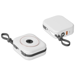 <span class=keywords><strong>Mini</strong></span> Banco de Energía de Carga Rápida de 10000 mAh, <span class=keywords><strong>Cargador</strong></span> Inalámbrico <span class=keywords><strong>MagSafe</strong></span> con Cables Integrados y Pantalla LED para <span class=keywords><strong>iPhone</strong></span> - Product Image 1