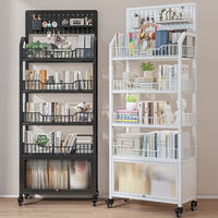 Étagère murale moderne en métal étanche pour salle de bain, salon, cuisine – Design détachable, support multifonctionnel pour riz