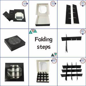 Decoración <span class=keywords><strong>de</strong></span> papel blanco para ventana <span class=keywords><strong>de</strong></span> boda, caja <span class=keywords><strong>de</strong></span> embalaje con inserto, <span class=keywords><strong>dulces</strong></span>, <span class=keywords><strong>dulces</strong></span>, magdalenas, macarrón, venta al por mayor - Product Image 6