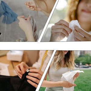 Kotak penyimpanan jarum dan benang darurat 2 pak, perlengkapan mesin jahit mini perbaikan portabel, kotak penyimpanan jarum darurat - Product Image 3