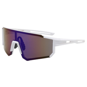 Cycling Goggles <b>Plastic</b> <b>Frame</b> Anti Slip Outdoor Sports UV Protection Wind Sand Shield Men's Cycling Mirror - Product Image 3