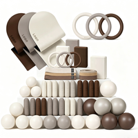 Kit de yoga tout-en-un avec logo personnalisé, équipement de Pilates, haltères en silicone, bande de résistance, bloc de yoga, mini-ballon, anneau de yoga, tapis de yoga, bloc de yoga