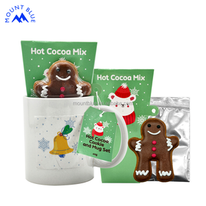 Nuevo: Cacao en Polvo Navideño en Bolsa de Regalo Festiva con Hombre de Jengibre para Regalos Navideños y Disfraces Invernales - Product Image 4