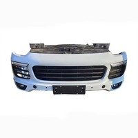 Kit de pare-chocs avant pour Porsche Cayenne 2015-2018 (incl. pièces) Grille, radiateur, ventilateur, capteur de stationnement et faisceau de câblage