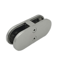 Collier de serrage verre-à-verre moderne en acier inoxydable 180 degrés, robuste, 6-12 mm, pour escalier, balcon, villa, installation DIY