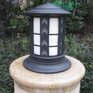 Lámpara de Poste para Exteriores, de Aluminio, LED E27, Semiempotrada, Iluminación de Paisaje, Decoración de Jardín - Product Image 1