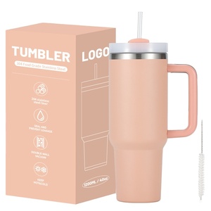 Bouteille d'eau isotherme de voyage en acier inoxydable de 40 oz de bonne qualité avec paille et brosse pour le café et l'eau - Product Image 5