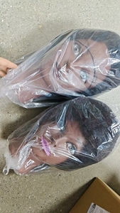 Tête de mannequin afro avec cheveux 100% humains de 6 pouces et 8 pouces, tête <span class=keywords><strong>d</strong></span>'entraînement en cosmétologie pour la pratique du tressage et du coiffage - Product Image 6
